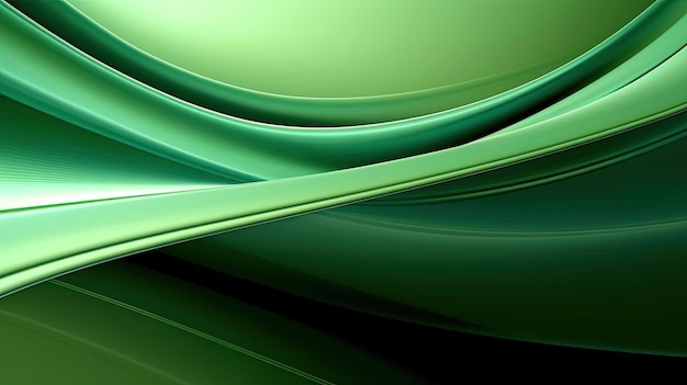 Beautiful green swirling background