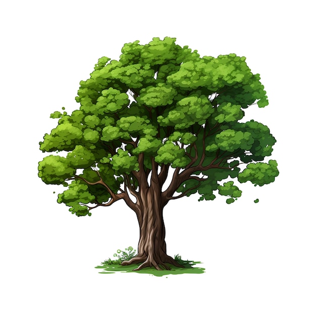 A Beautiful green tree icon image