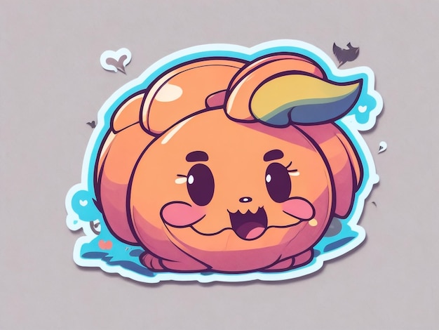 The beautiful Halloween style sticker