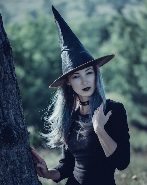 Beautiful Halloween witch