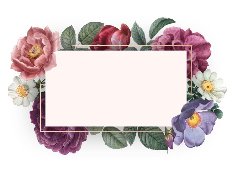 Photo beautiful hand drawn colorful roses invitation card transparent png