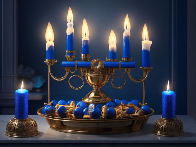 The beautiful Hanukkah