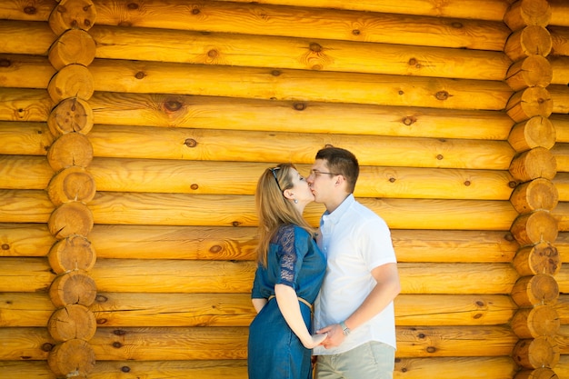 beautiful happiness couple fun nature