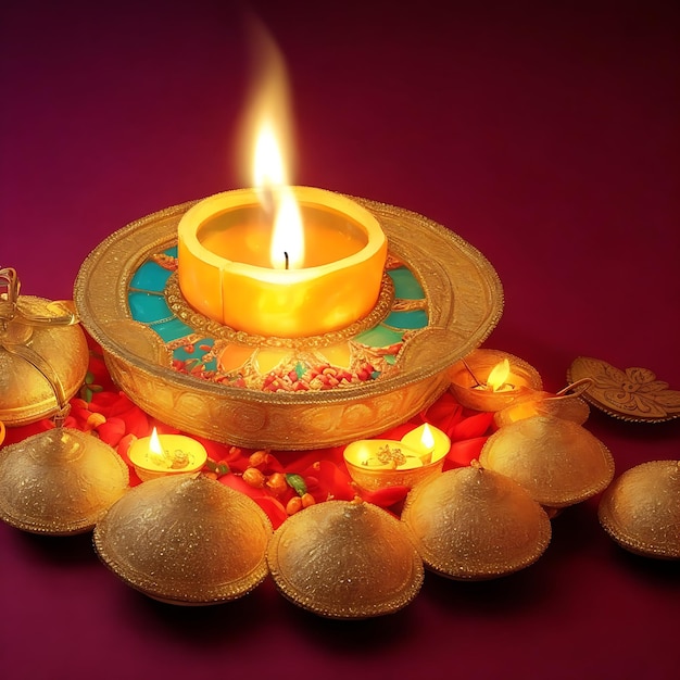 A beautiful happy diwali