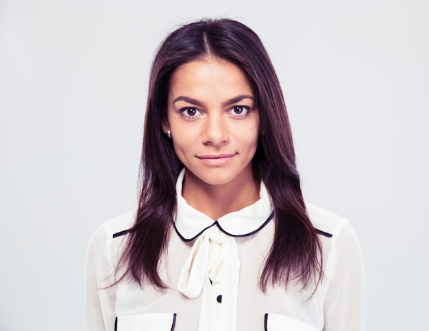 Beautiful happy woman posing