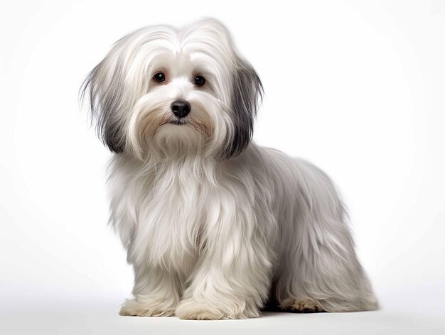 Foto bellissimo cane havanese.