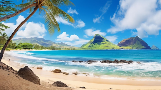 美しいハワイのビーチ