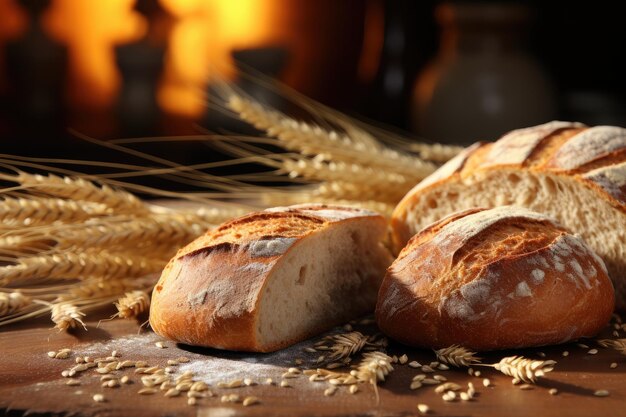 Beautiful healthy and healthy bread