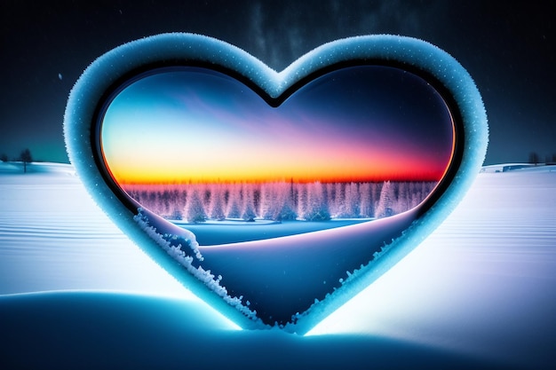 beautiful heart background