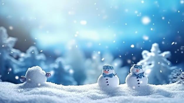Beautiful hello winter background Illustration AI GenerativexA