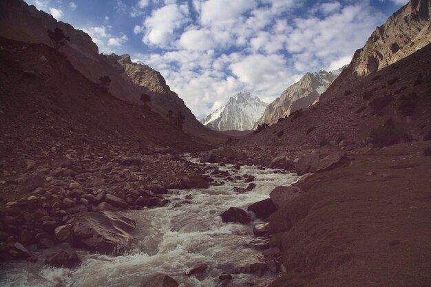 Beautiful high mountain in Pamir