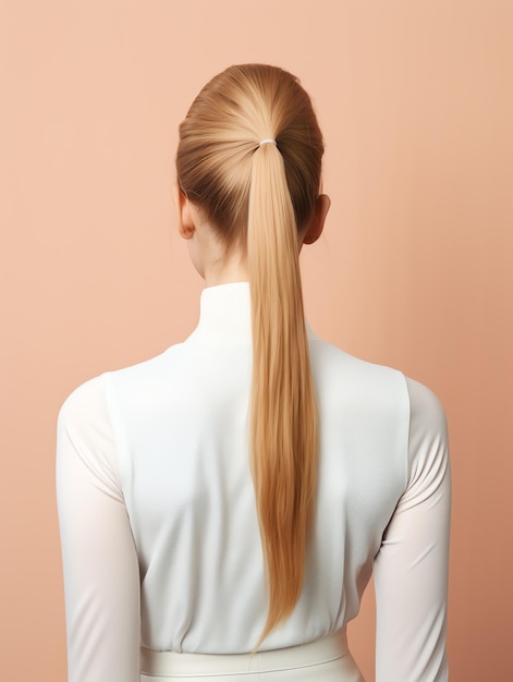 beautiful High ponytail hair style