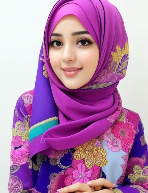 Beautiful hijabi girl