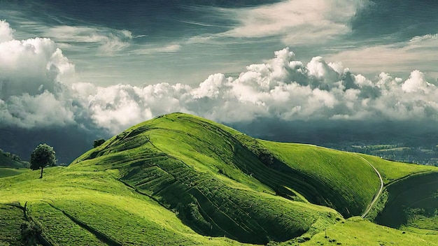 Beautiful hills background very cool