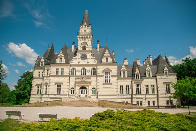 Beautiful historic Budmerice castle.Slovakia, Europe.