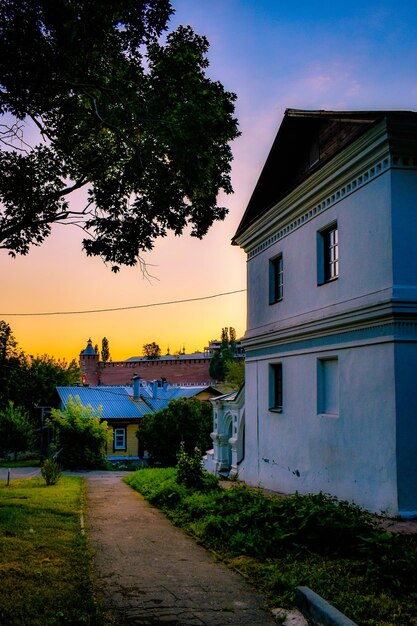 Beautiful historical part in Nizhny Novgorod