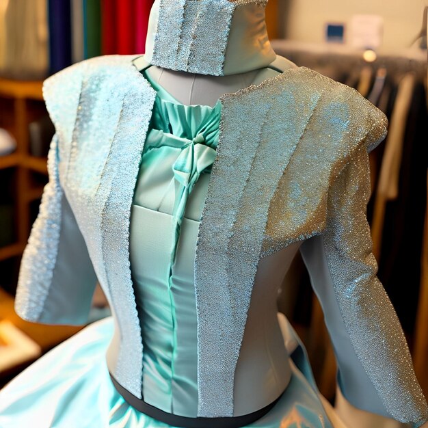 Photo beautiful hoodie in a sewing mannequin