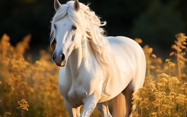 Beautiful White Horse Wallpaper Hd 013 : Wallpapers13.com