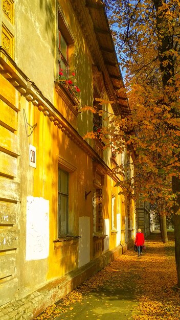 Beautiful house on a spring day