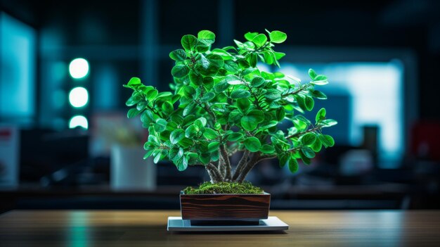 美しい室内植物 鉢 赤ちゃん ラジエーター 植物 樹木 写真 AI 芸術