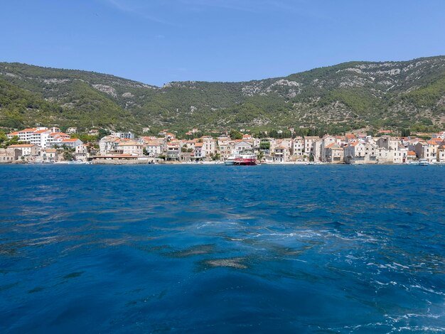 The beautiful houses of Vis in Croatia