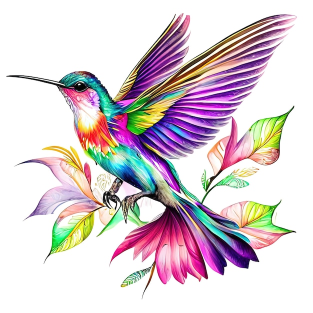 a beautiful hummingbird