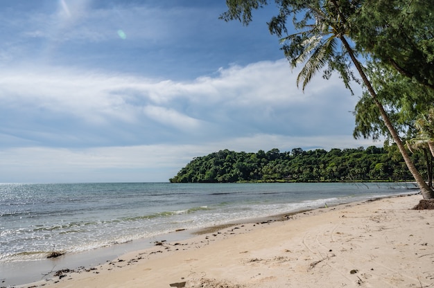 Beautiful idyllic seascape view on kohkood island in low season travel.Koh Kood, also known as Ko Kut, is an island in the Gulf of Thailand