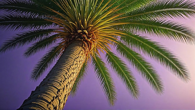 Foto bella spiaggia paradisiaca tropicale idilliaca con palme in una soleggiata giornata estiva