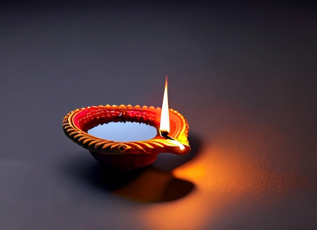 beautiful illuminating Diya background