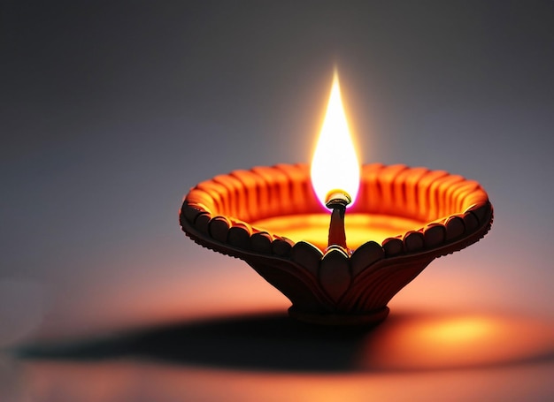 beautiful illuminating Diya background