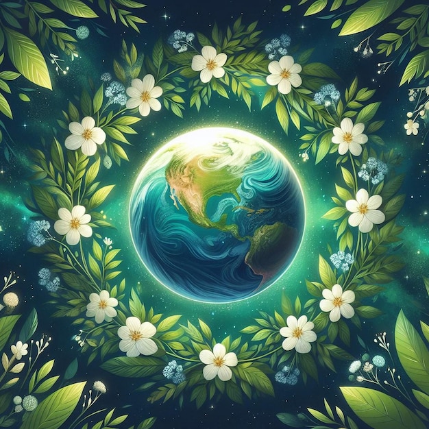 Beautiful illustration of Planet Earth