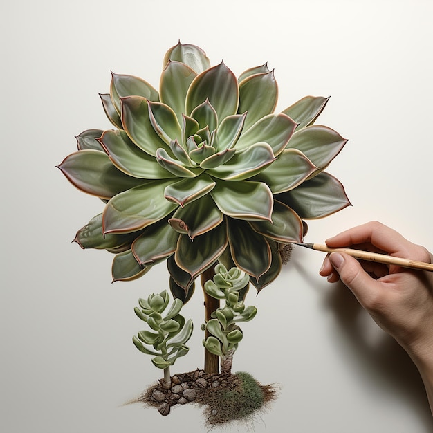 Photo beautiful illustration of plants