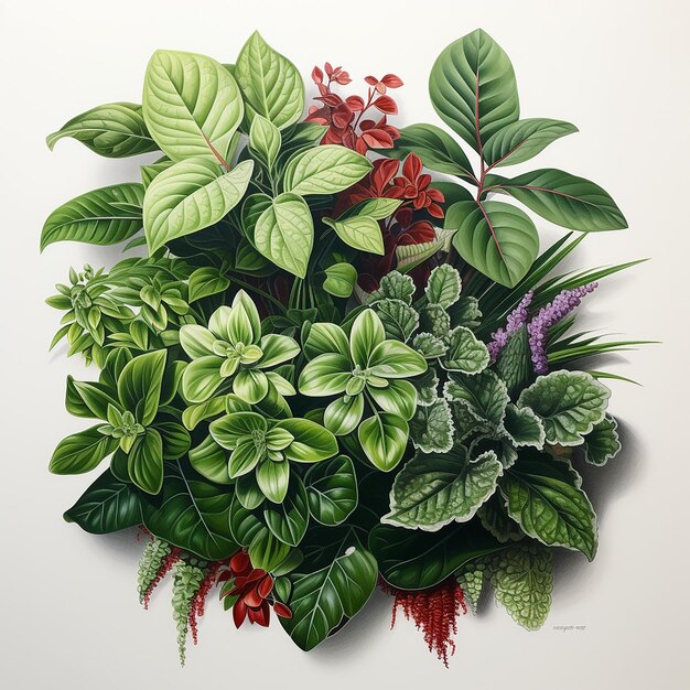 Beautiful illustration of plants