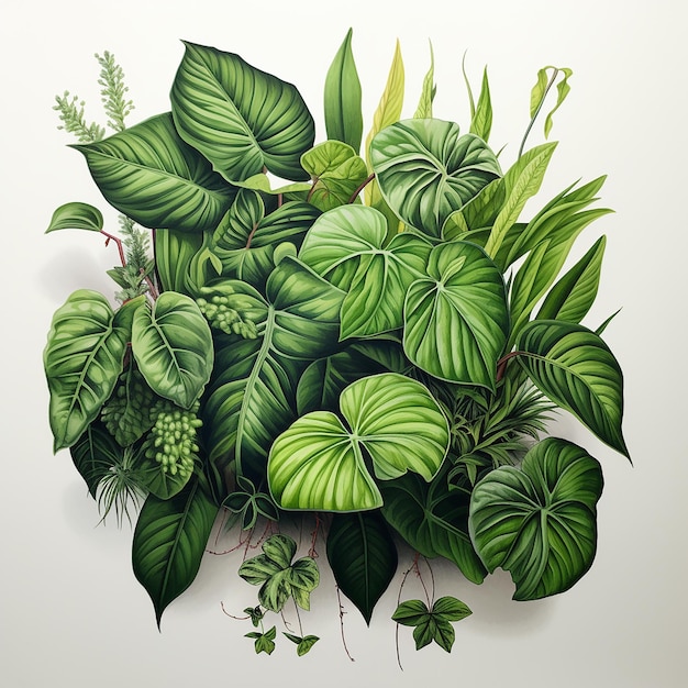 Beautiful illustration of plants