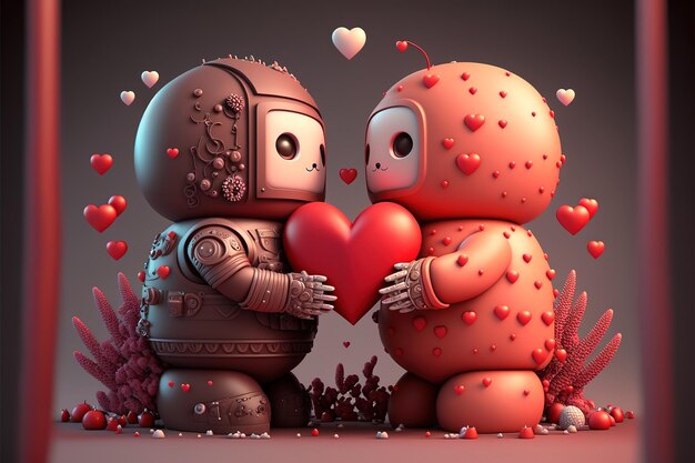 Beautiful Illustrations for Valentine's day for Valentine's Couple