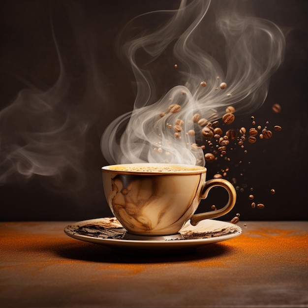 Beautiful image of a cup of coffee