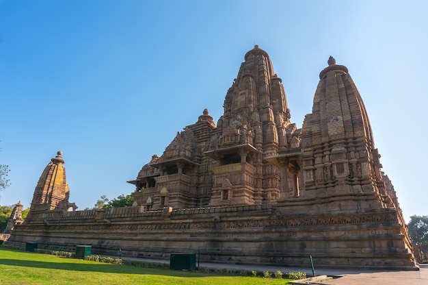 Красивое изображение храма Кандария Махадева, Кхаджурахо, Мадхьяпрадеш, Индия