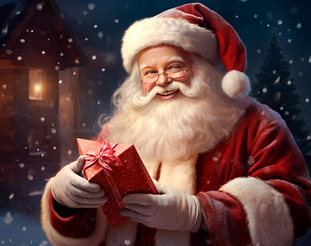 a beautiful image of santa claus