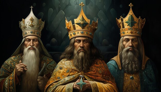 Photo beautiful image of the three kings