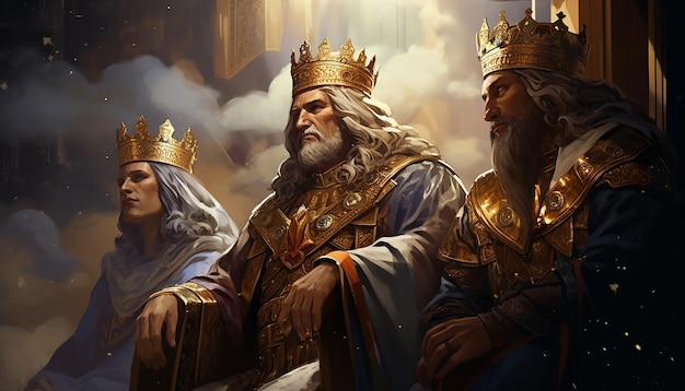 Photo beautiful image of the three kings