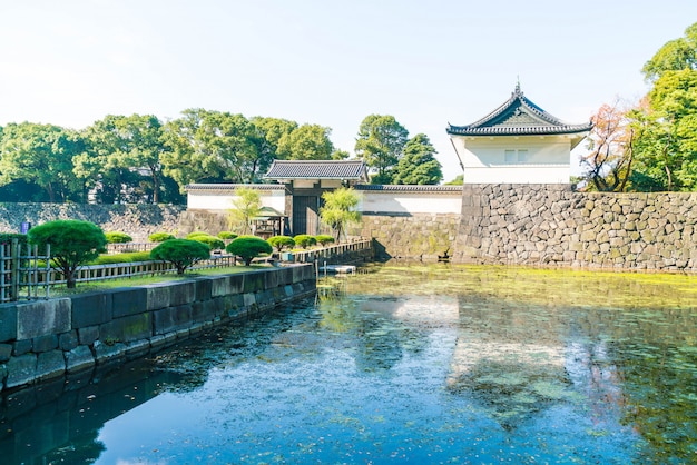 Bellissimo palazzo imperiale a tokyo