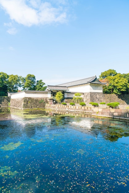 Bellissimo palazzo imperiale a tokyo