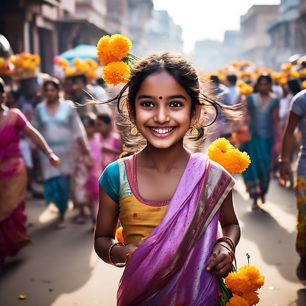 아름다운 인도 여자