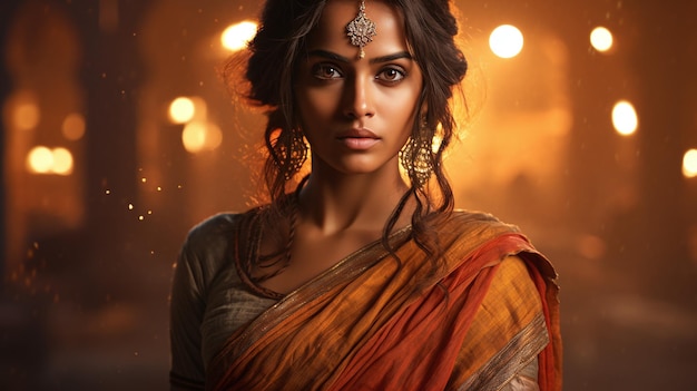 아름다운 인도 소녀