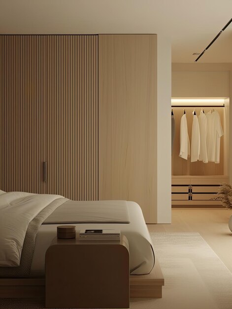 beautiful interior design in minimalist japanese style