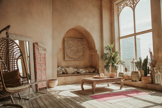 beautiful interior in oriental style