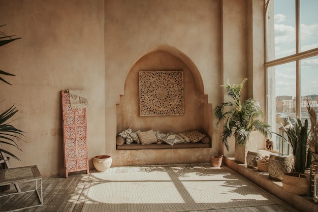 beautiful interior in oriental style