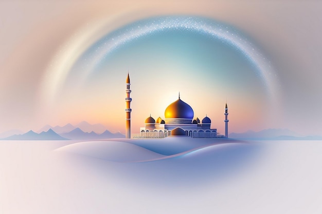 아름다운 이슬람 배경