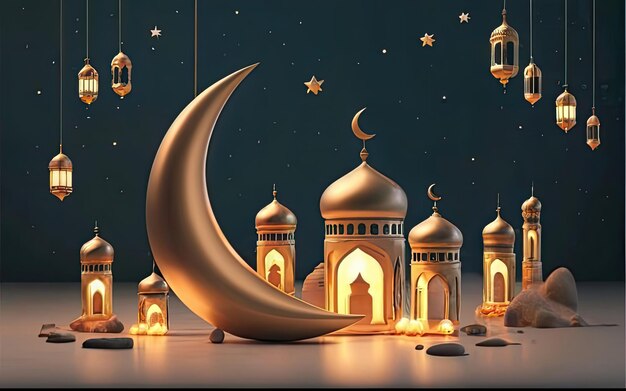 beautiful Islamic background for Ramadan Kareem