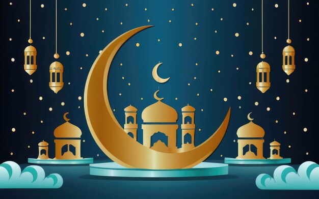 beautiful Islamic background for Ramadan Kareem